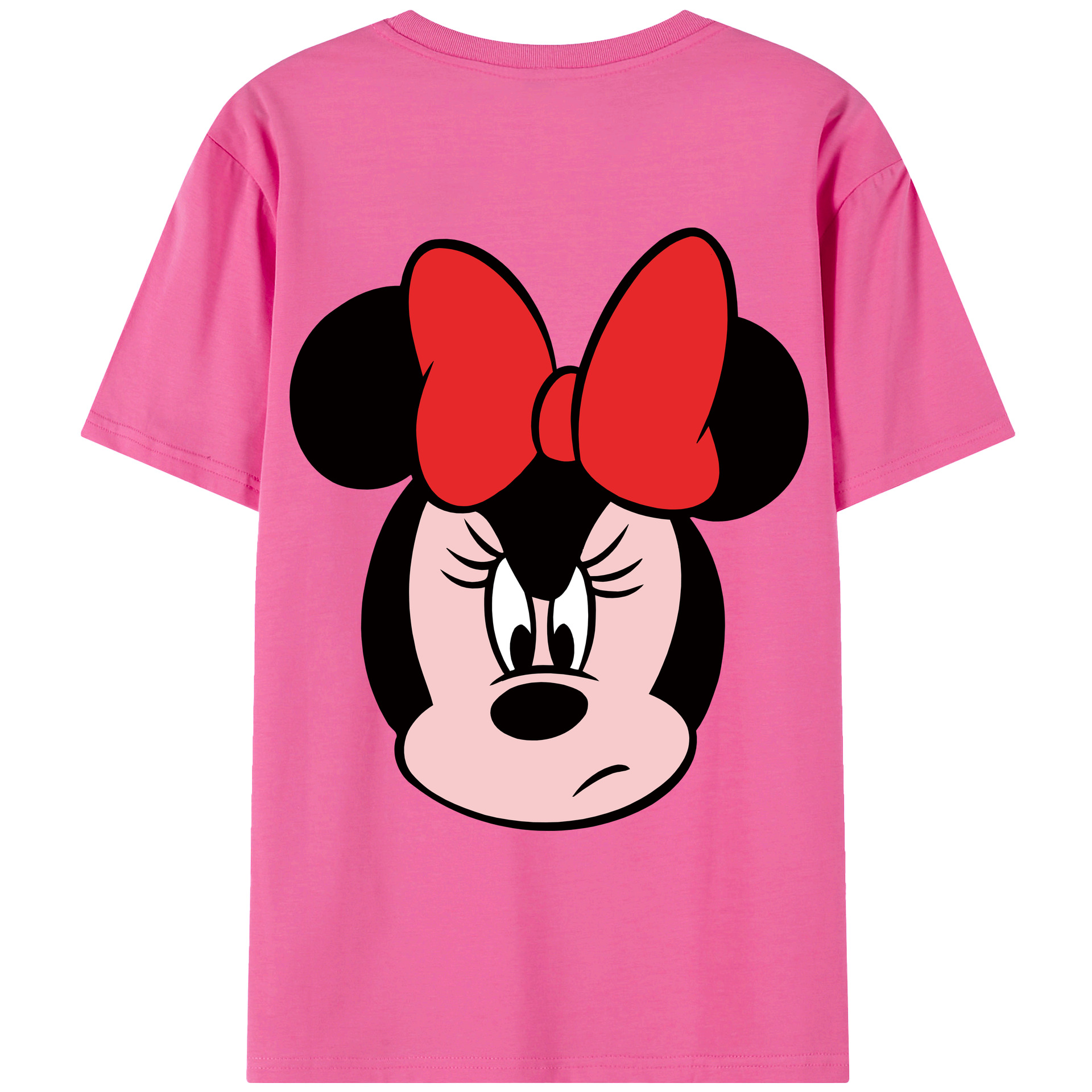 （画像用） ミッキーマウス Mickey Mouse レディース半袖Tシャツ(バックプリント)